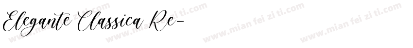 Elegante Classica Re字体转换